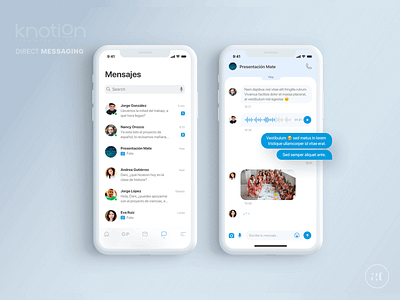 Daily UI - Direct messaging dailyui design mobile app ui