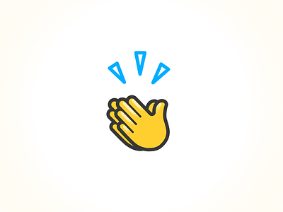 clap ur hands branding design icon iconography illustration uidesign vector