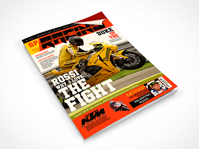 Racing Magazine action bike curl page fight game good looking boy manual passion race racing bike stunt style