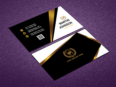 Creative Buisness Card buisness buisness card designs golden buisness card logo shapes