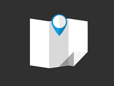 Map icon based icon location map