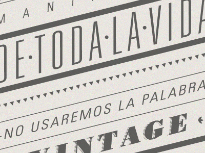 manifiesto Detodalavida design product typography vintage