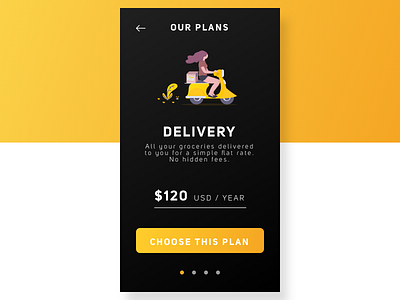 030 030 daily daily ui dailyuichallenge delivery fredy sosa illustration mobile pricing ui ux