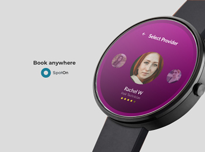 Book Now Smartwatch app appoinment book clock fredy sosa mobile samsung smartwatch time ui ux watch
