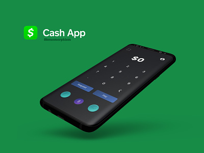 Cash App app cash concept design fredy sosa keypad mobile money payment skeuomorphism ui
