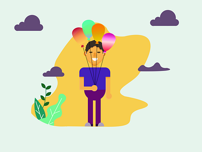 Happy Soul art direction flat illustrator flatdesign illustration ui