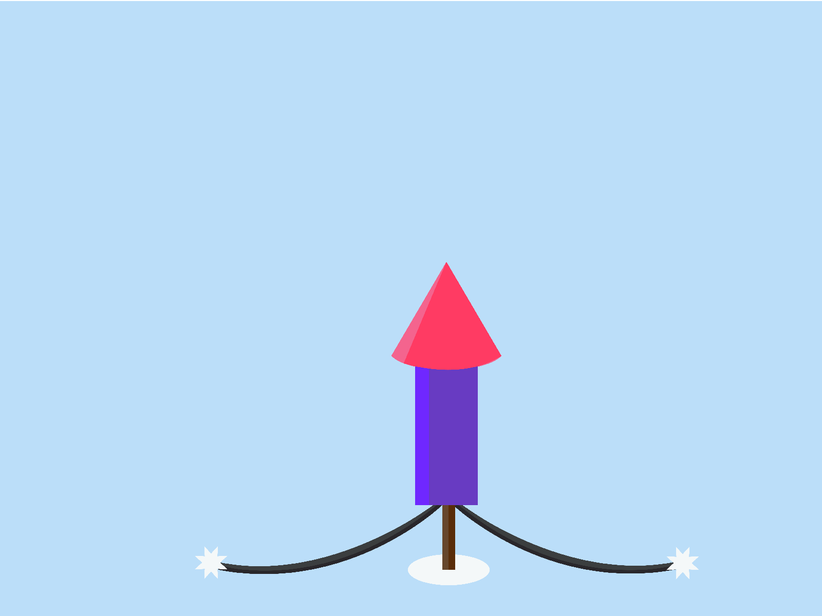 ROCKET animation creative design design flat flatdesign illustration rocket launch rockets ux web