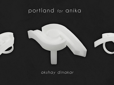 Portland Ring Design akshay chameleon design dinakar fusion 360 illustration illustrator portfolio product product design website