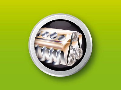 BP Ultimate 95 - Cleaner engine bp car engine fuel gasoline glossy pictogram piston pump vector
