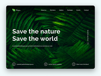 Nature Landing Page