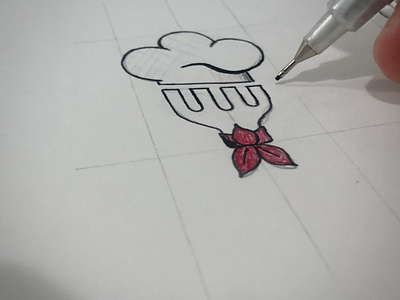 Chef logo brand identity branding branding design design graphic design logo logodesign sketch