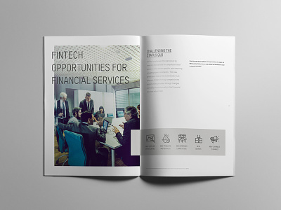 DIFC Fintech Hive - Mini Brochure booklet brochure difc fintech folder hive innovation leaflet