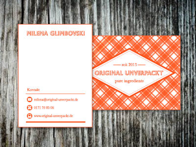 Business card of Original unverpackt