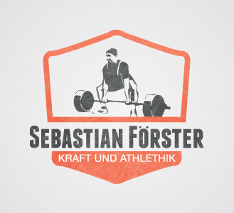 Logo Personal Trainer athlethik badge branding emblem fitness german kraft logo personal sport trainer