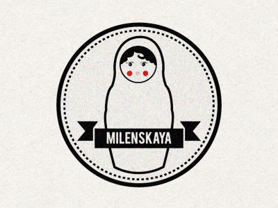 Milenskaya berlin blog circle logo matrochka personal russian