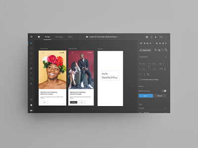 Dark Mode Design For Facebook Lite by Michael Ajah on Dribbble