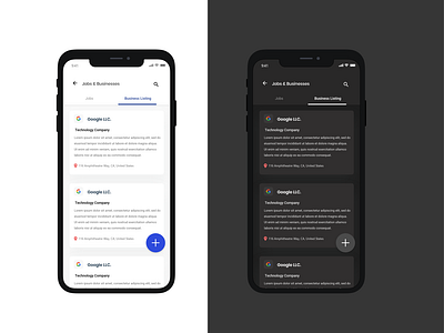 Jobs & Business Listing App