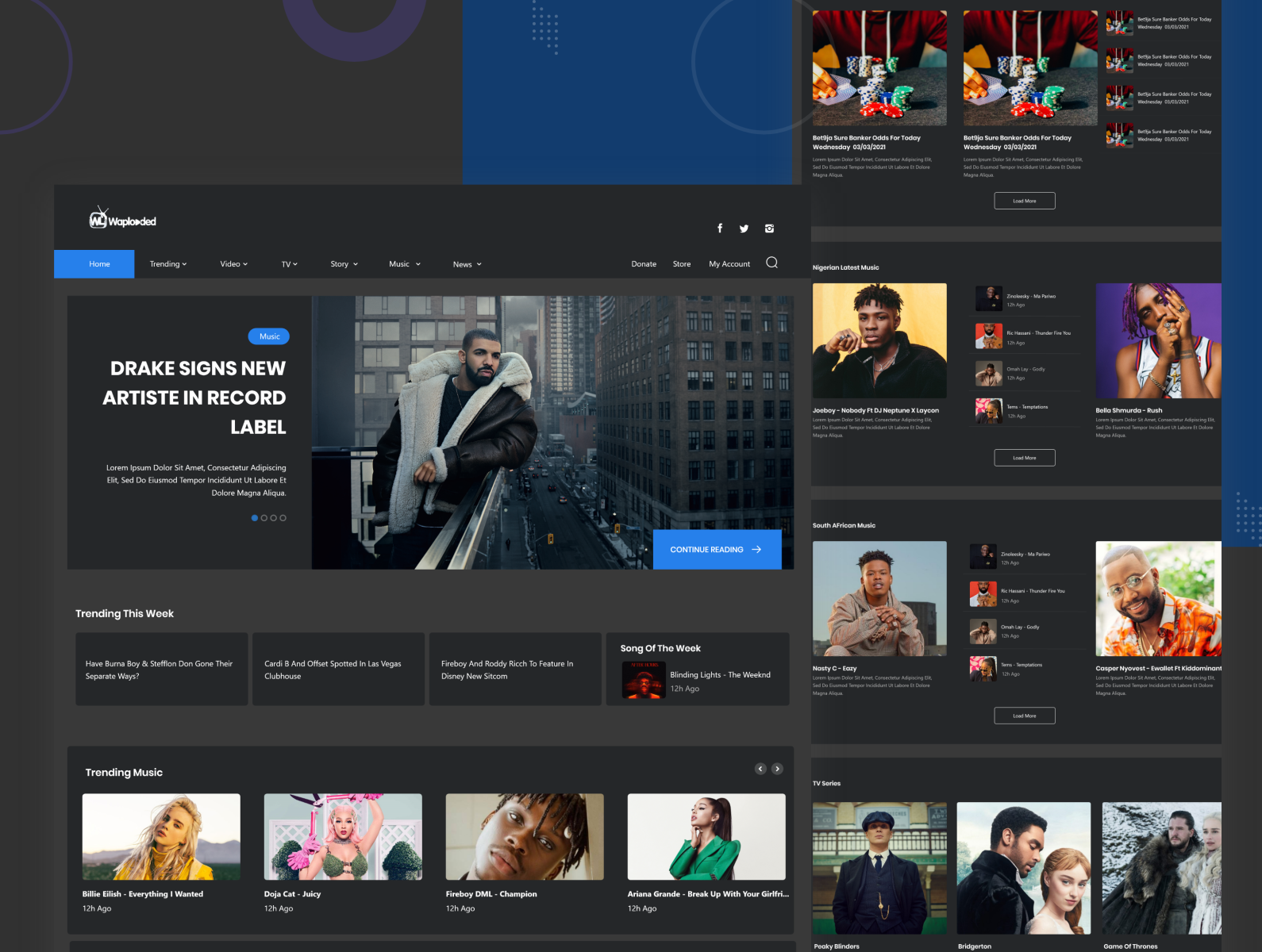 Dark Mode Design For Facebook Lite by Michael Ajah on Dribbble