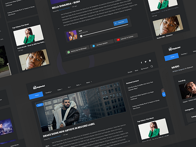 Dark Mode Design For Facebook Lite by Michael Ajah on Dribbble