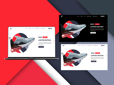 Nike Airmax Landing Page Concept