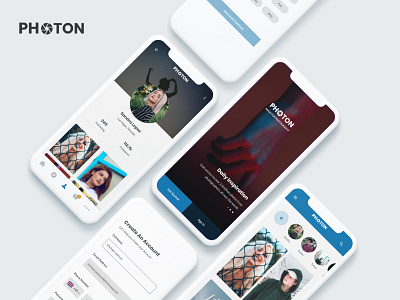 Photon - A Photography Community android android app animation app application community dailui design ios photograhy ui user experience user interface user interface design ux uxui web