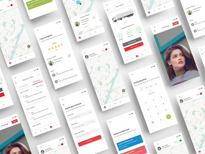 SNEP Driver App - Delivery Company Design android bes dailui deliveries delivery delivery app delivery truck design dribbble driver haulage ios map design map ui minimal uber ui uid ux uxui