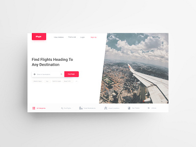 iFlight - A Flight Search & Booking Landing Page aircraft airline airplane airport booking dailui dailyui design drawing flight flight app flight booking flight search landing page landing page ui ui uid ux uxui web