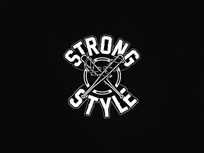 Strong Style Brand - Branding badge badge design badge logo brand brand identity branding illustrator logo logodesign wrestling