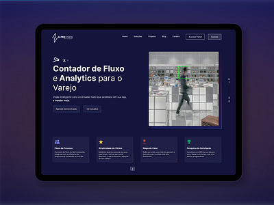 AlterVision website design concept
