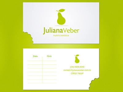 Nutritionist Business Card bite business card card card design design graphic design nutritionist