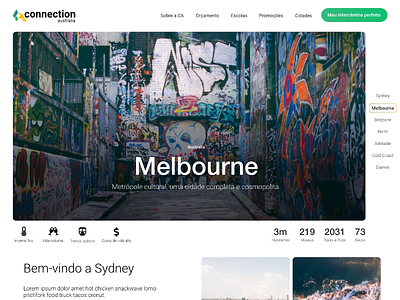 Connection Australia design redesign user interface ux website