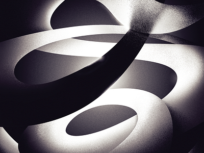 Secret 7 submission - Help by London Grammar abstract band cover illustration light monotone music secret 7 shadow swirls