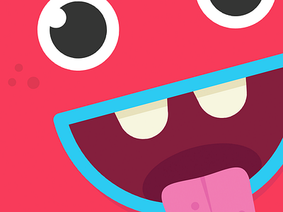 Work in Progress Teaser colorful design illustration monster vector