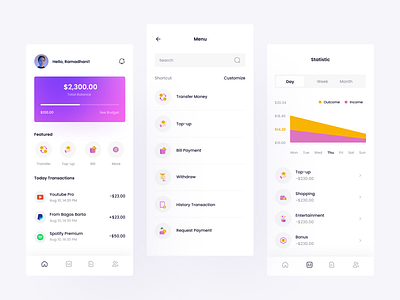 Owallet - Wallet App Design