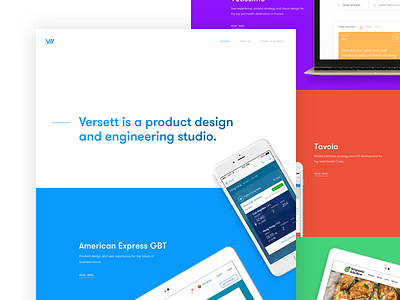 Versett Homepage Redesign