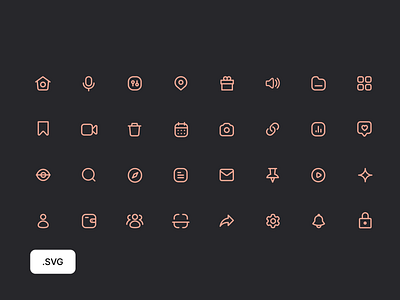 Minimalistic Icon Set