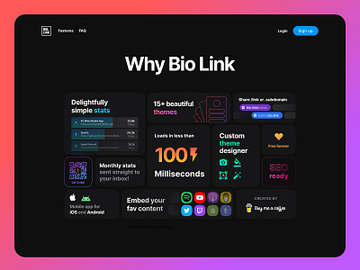 Introducing Bio Link: The One Link for All Your Links bio.link design product design ui