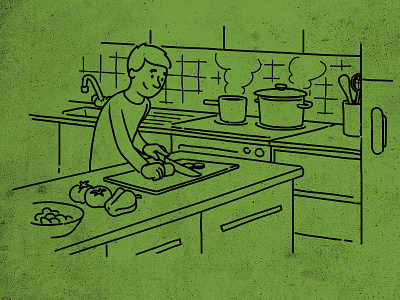 Kitchen / sketch cook kitchen sketch