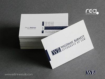 Waldman Business Card branding business card design graphic illustration lettering logo print vector