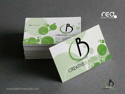 Creative Builders Businesss Card branding business card design graphic illustration lettering logo minimal print typography vector