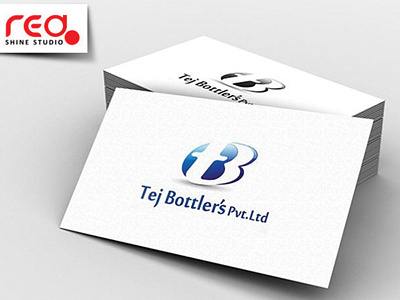 Tej Bottlers Logo branding business card design graphic illustration lettering logo minimal print vector