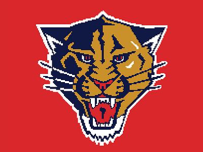 8-bit Florida Panthers Logo