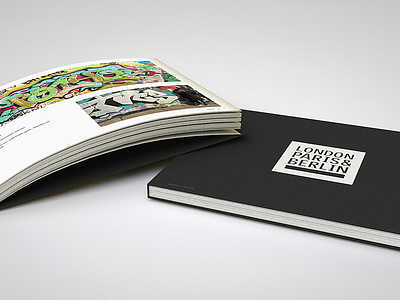 Book Design: London Paris & Berlin art direction book design cinema 4d crest design page layout photography renders typography