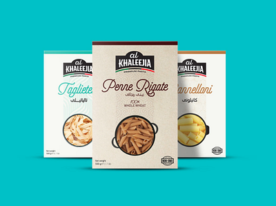 Rebranding AlKhaleejia Pasta branding brands design logos