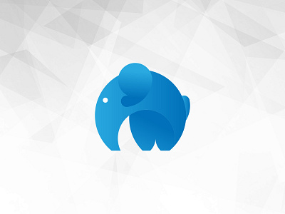 Elephant branding design icon illustration logo minimal vector