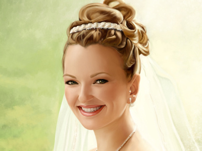 Lisa's Wedding art bride digital digital illustration digital painting drawing hand drawn illustration lisas wedding painting photoshop portrait portraits wedding