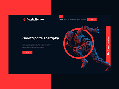Sports Therapy & General Injury Clinic Website Design clinic creative design doctor doctors health landingpage sport therapy therapyst web webdesign website website design