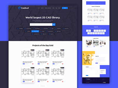 Cadbull Website Design