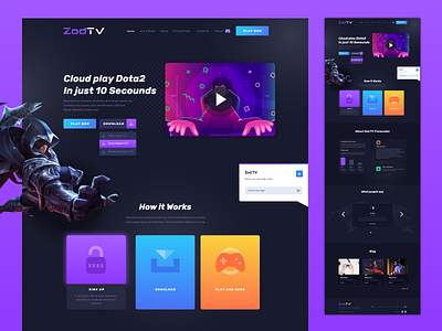 Cloud Gaming designs, themes, templates and downloadable graphic elements  on Dribbble