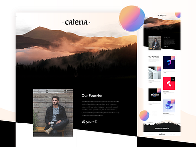 Catena Website Design